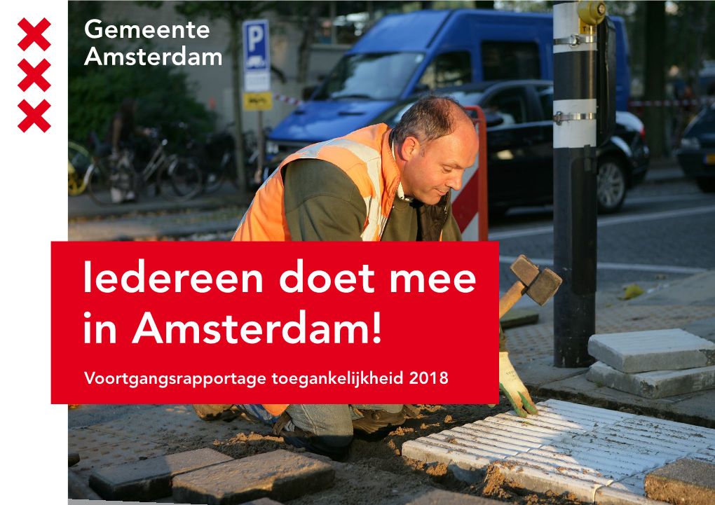 Voortgangsrapportage Toegankelijkheid 2018