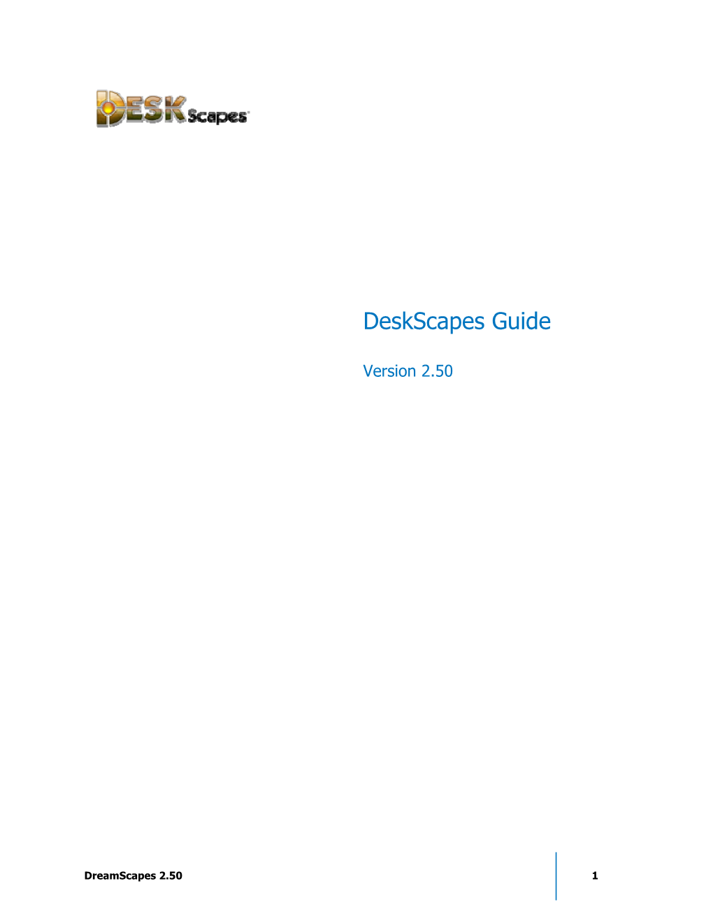 Deskscapes Guide V2.50