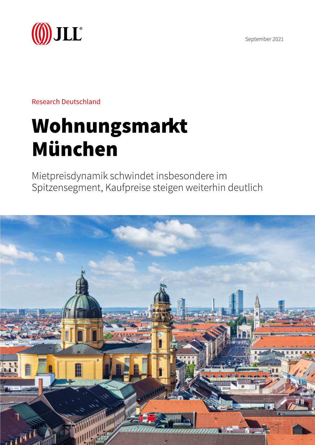 Wohnungsmarkt München Mietpreisdynamik Schwindet Insbesondere Im Spitzensegment, Kaufpreise Steigen Weiterhin Deutlich Wohnungsmarkt München