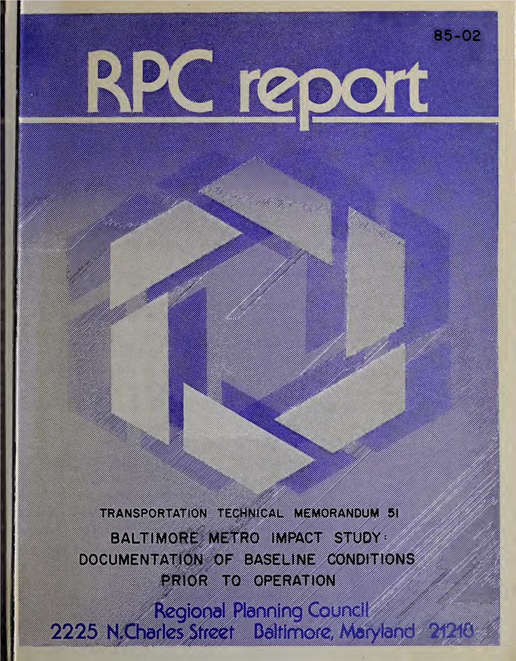 Baltimore Metro Impact Study