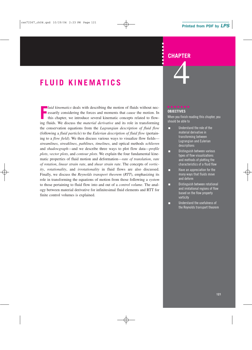 Fluid Kinematics 4