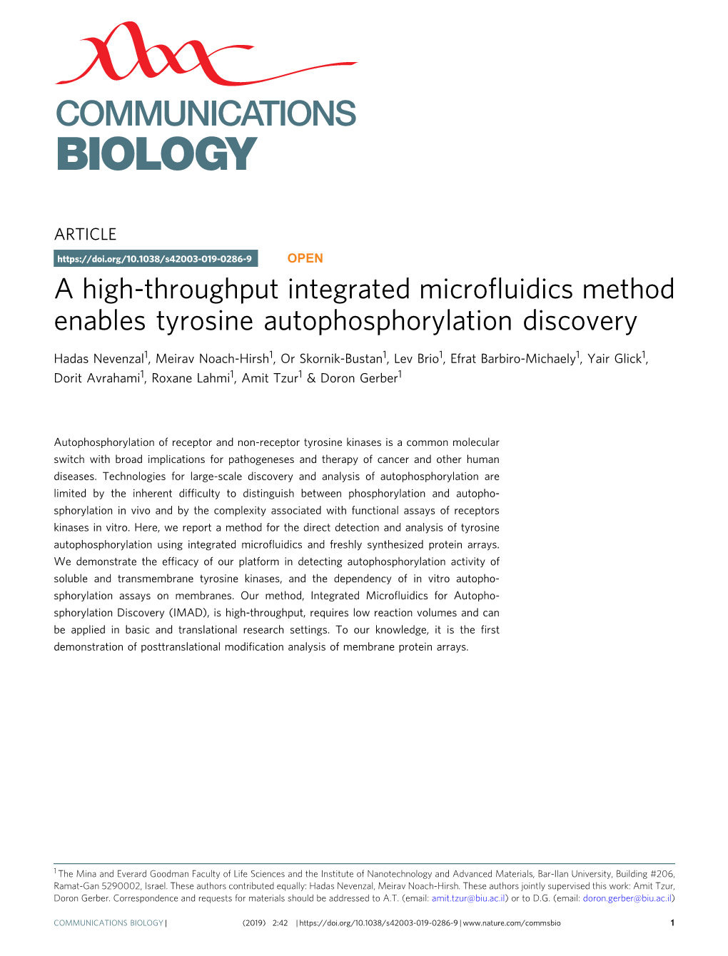 A High-Throughput Integrated Microfluidics Method Enables