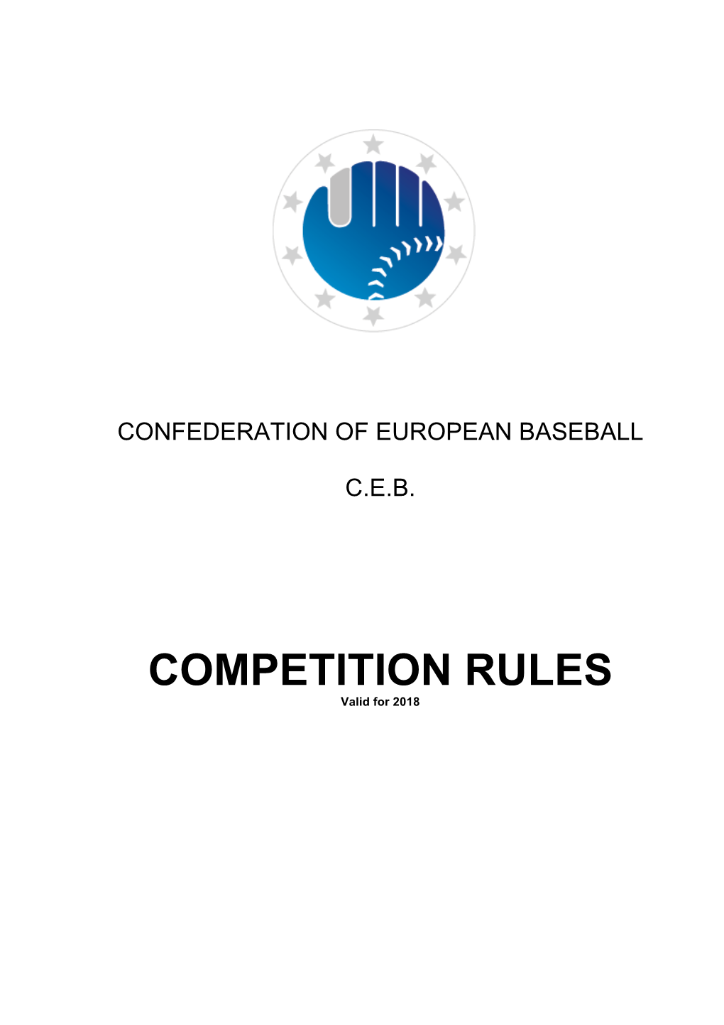 COMPETITION RULES Valid for 2018