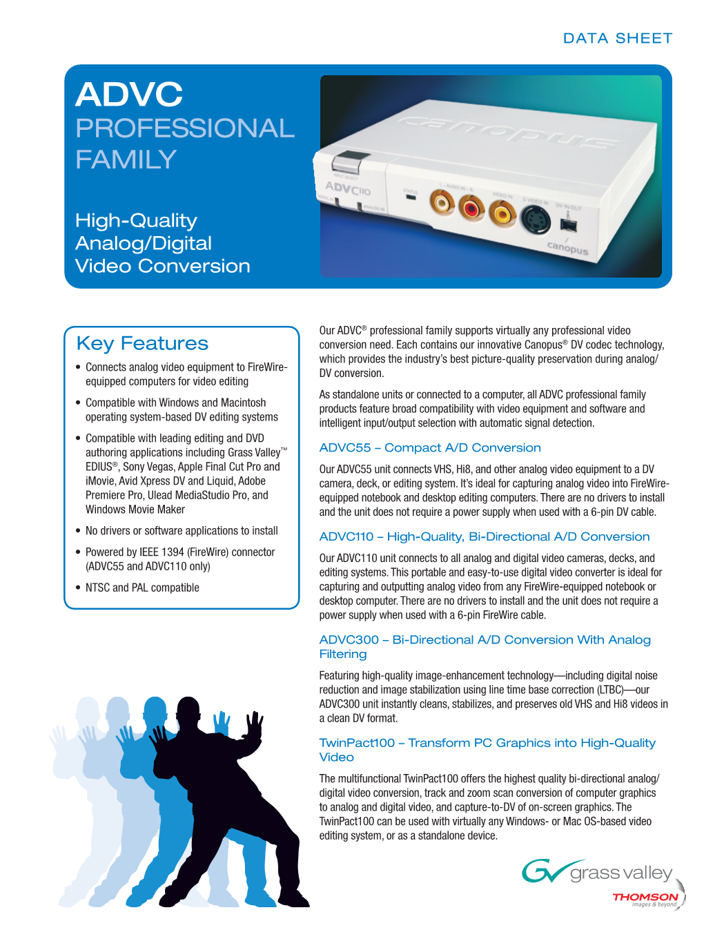 ADVC Professional Family Analog/Digital Video Conversion