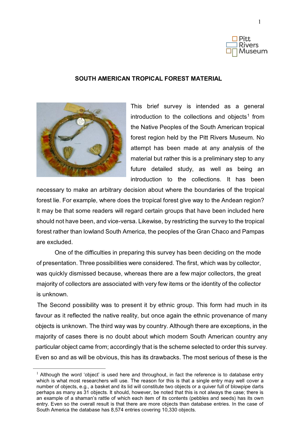 1 SOUTH AMERICAN TROPICAL FOREST MATERIAL This Brief