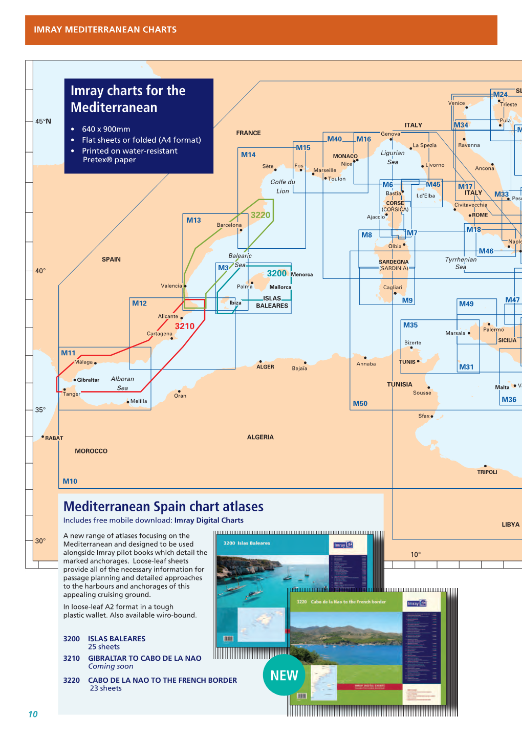 Imray Charts for the Mediterranean