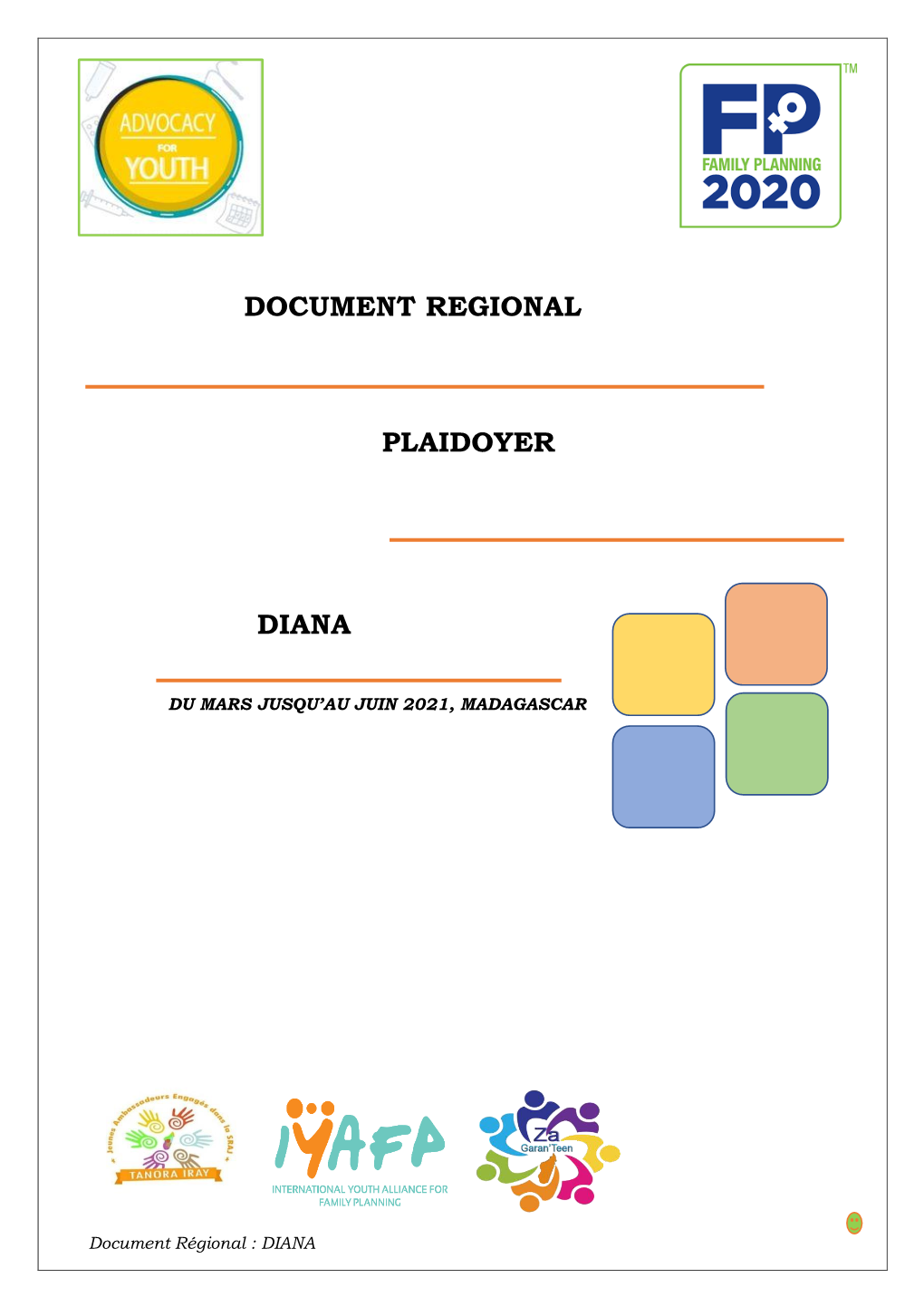 Document Regional Plaidoyer Diana