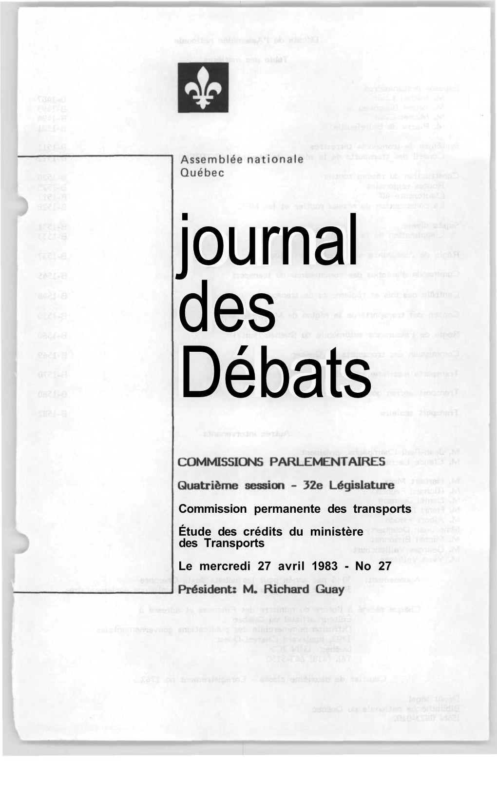 Journal Des Débats