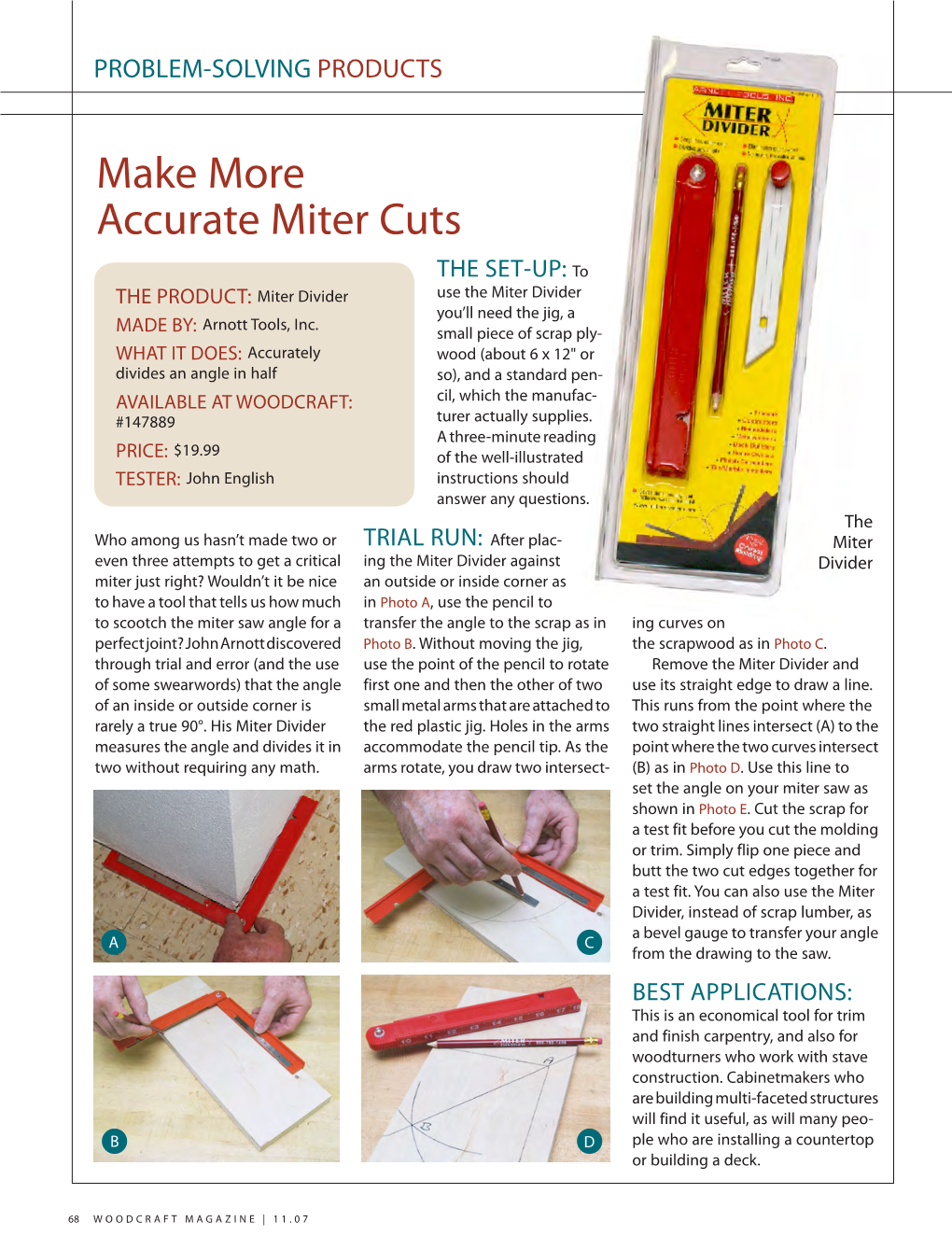 Make More Accurate Miter Cuts