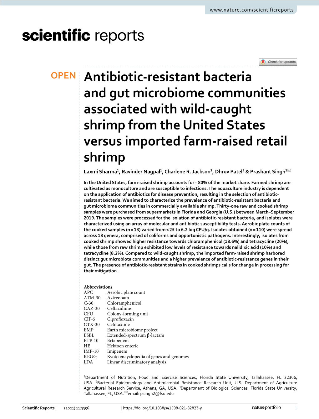 Antibiotic-Resistant Bacteria and Gut Microbiome Communities Associated with Wild-Caught Shrimp from the United States Versus Im