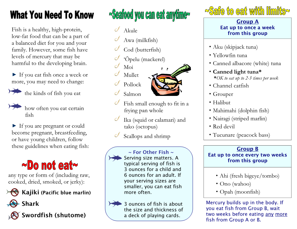 A Local Guide to Eating Fish Safely