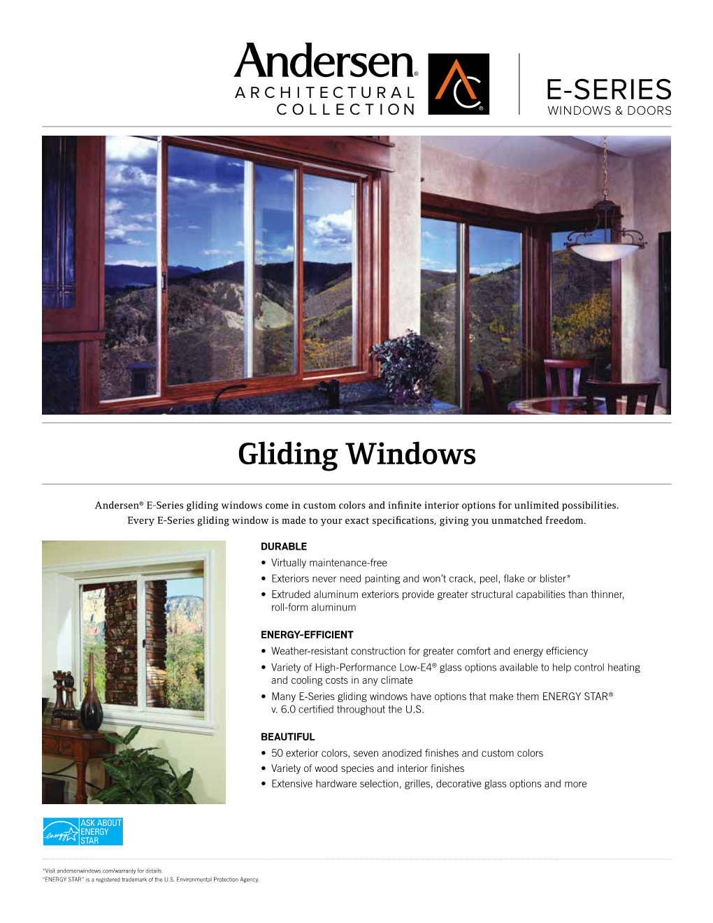 Gliding Windows