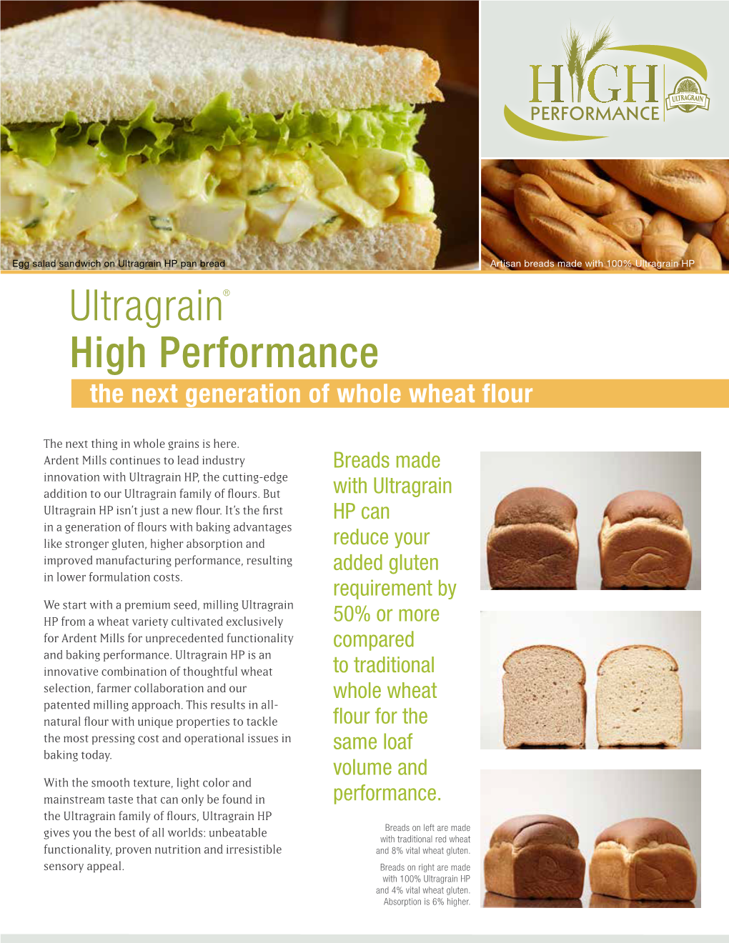 Ultragrain® High Performance the Next Generation of Whole Wheat Flour