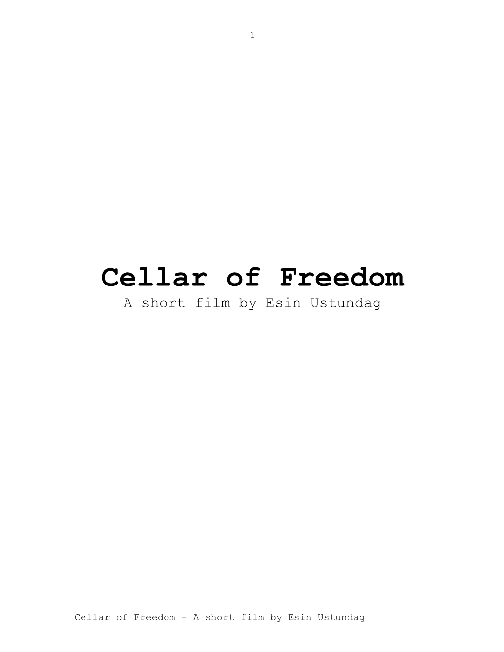 Cellar of Freedom