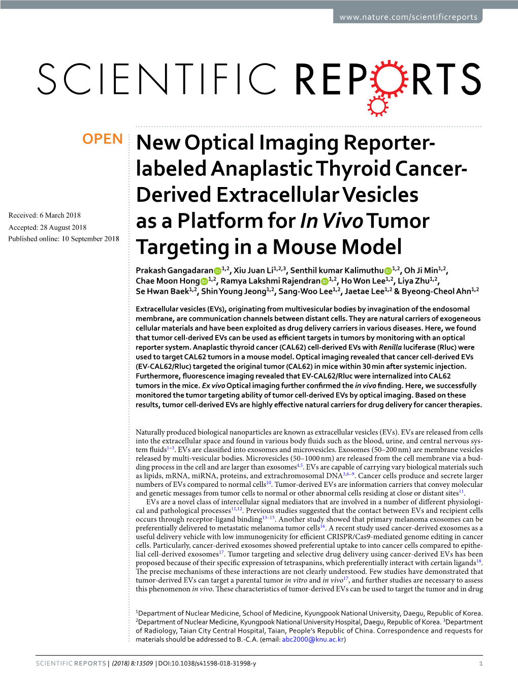 New Optical Imaging Reporter-Labeled Anaplastic