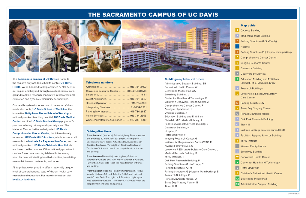 The Sacramento Campus of Uc Davis