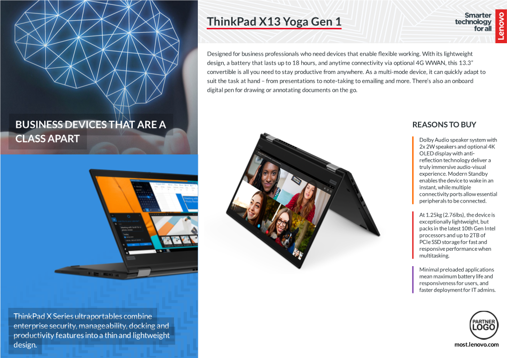 Thinkpad X13 Yoga Gen 1
