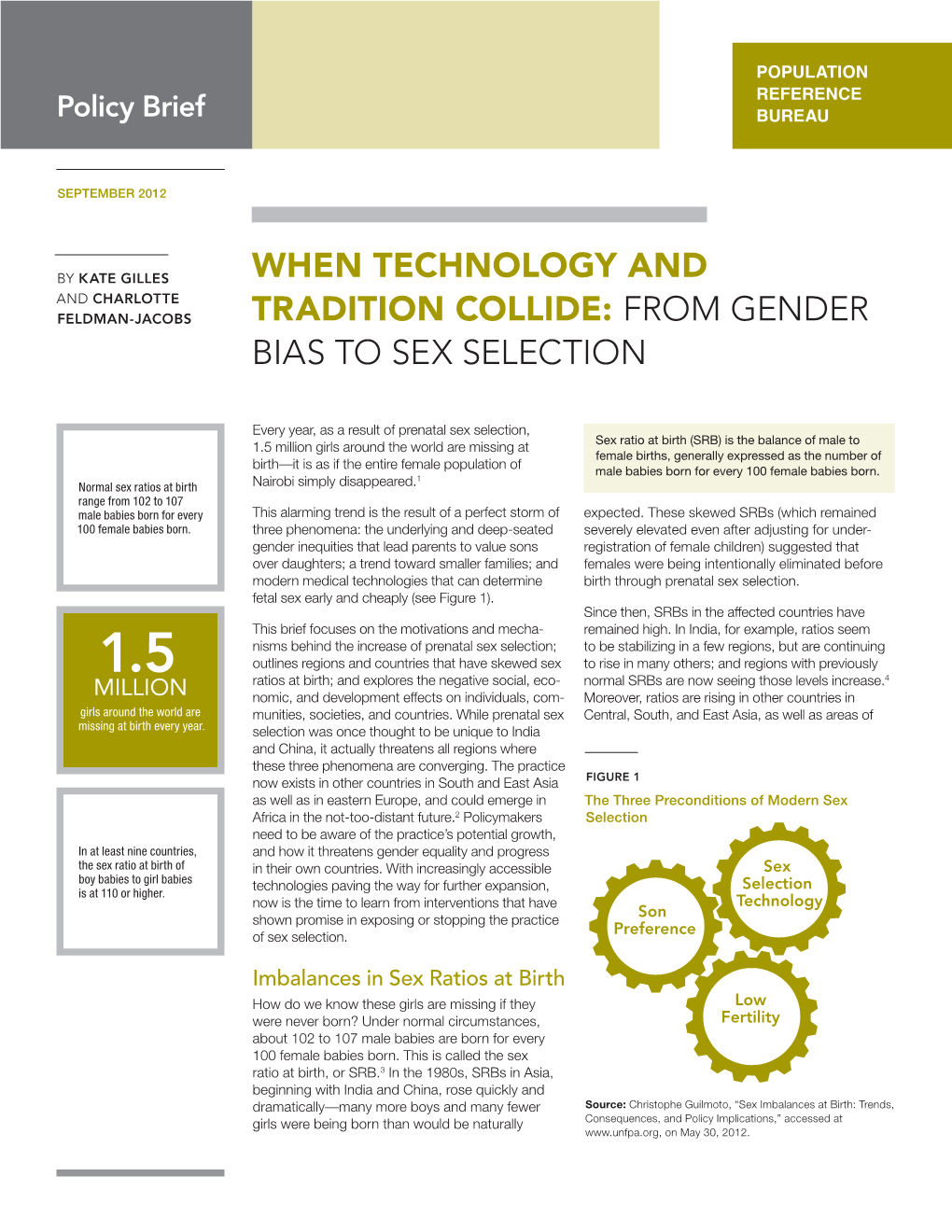 When Technology and Tradition Collide: from Gender Bias to Sex Selection