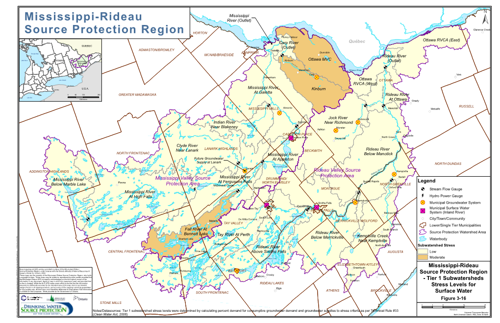 Mississippi-Rideau Source Protection Region, Who Holds (! Wolfe Lake Crosby Addison 3