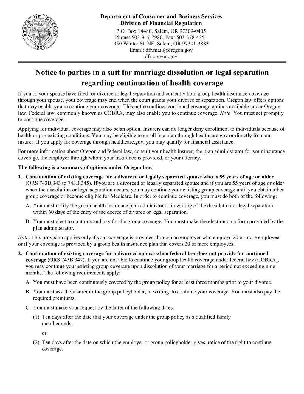 Notice to Parties in a Suit for Marriage