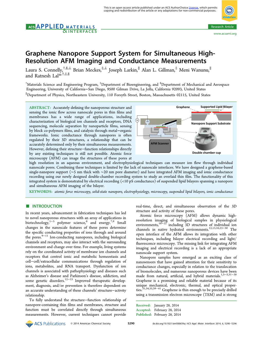 Resolution AFM Imaging and Conductance Measurements Laura S