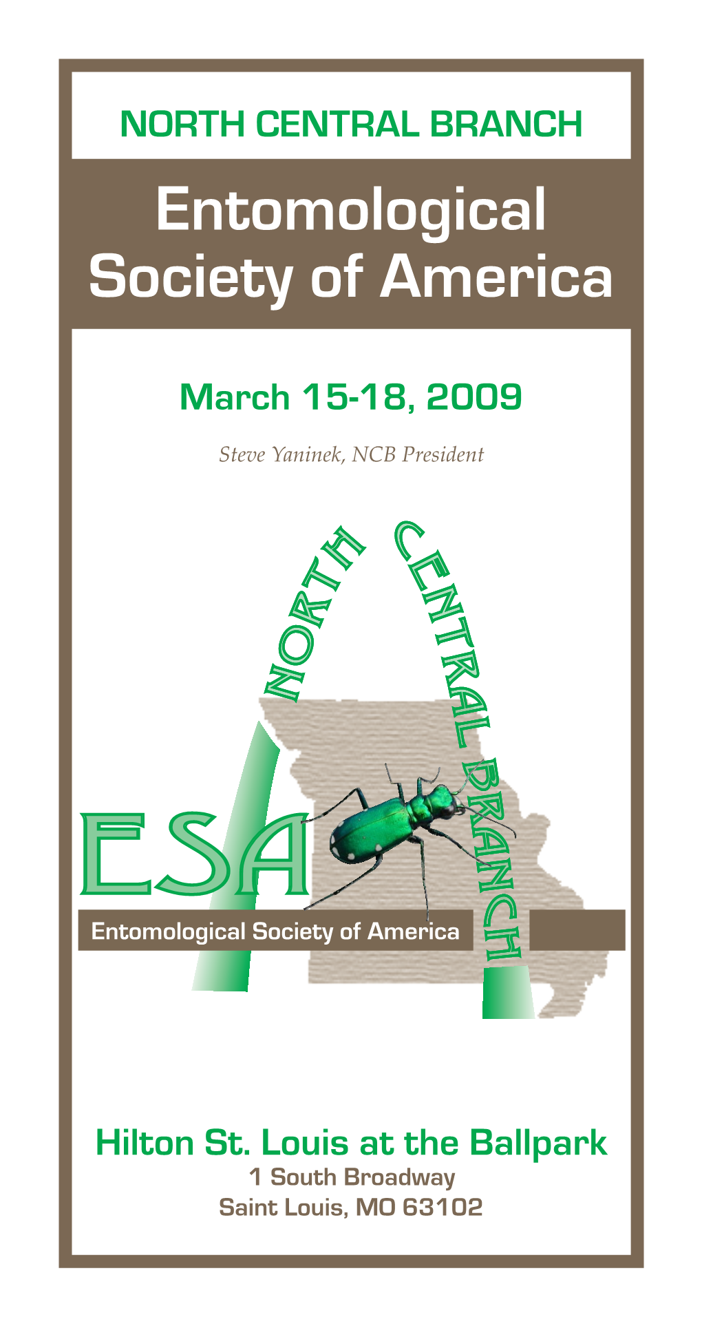 NORTH CENTRAL BRANCH Entomological Society of America