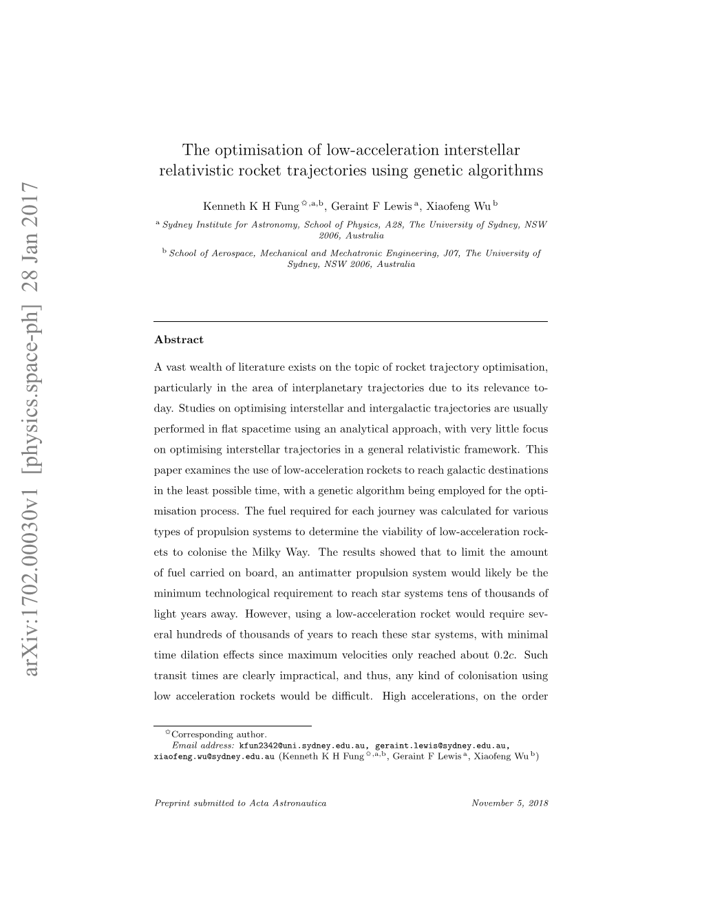 Arxiv:1702.00030V1 [Physics.Space-Ph] 28 Jan 2017 O Ceeainrceswudb Icl.Hg Ceeain,O the on Accelerations, High Diﬃcult