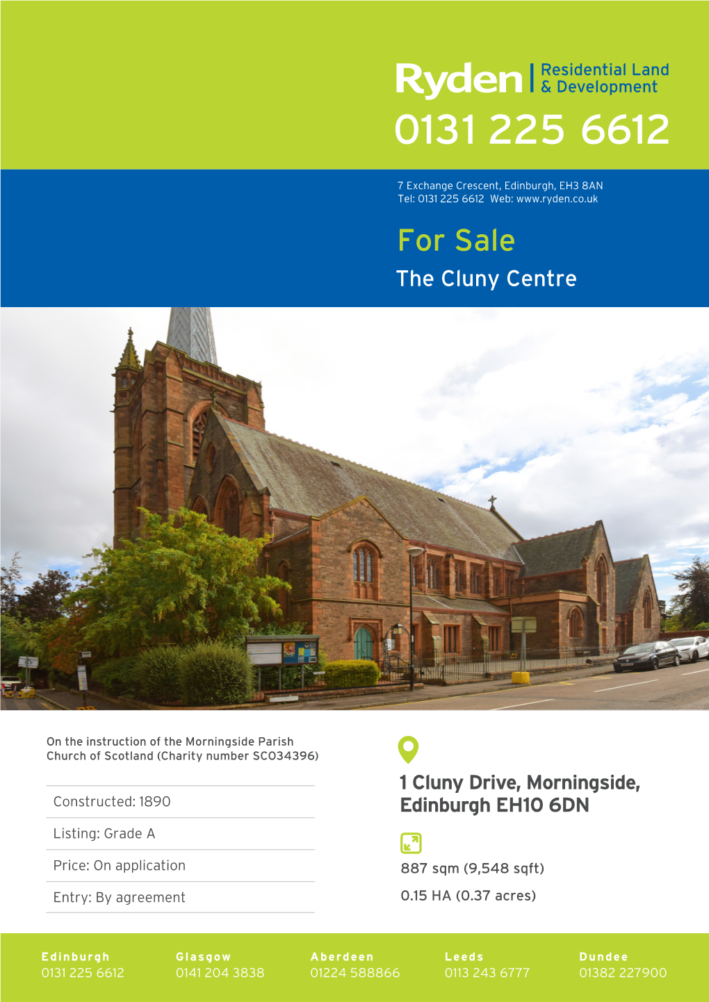 For Sale the Cluny Centre