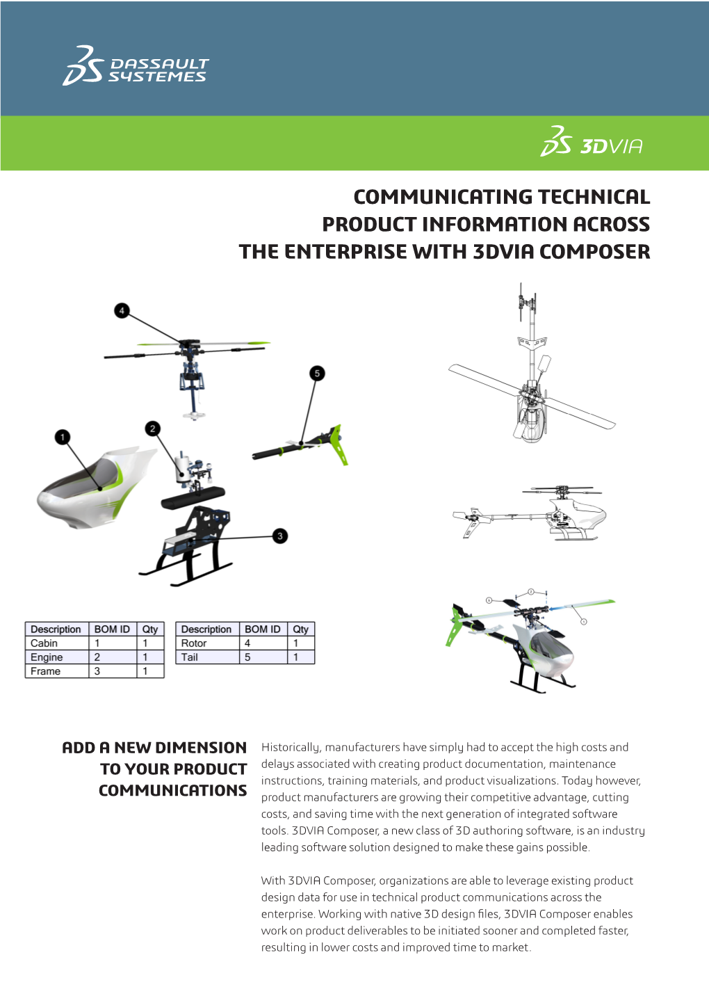 Communicating Technical Product Information Across the Enterprise with 3Dvia Composer