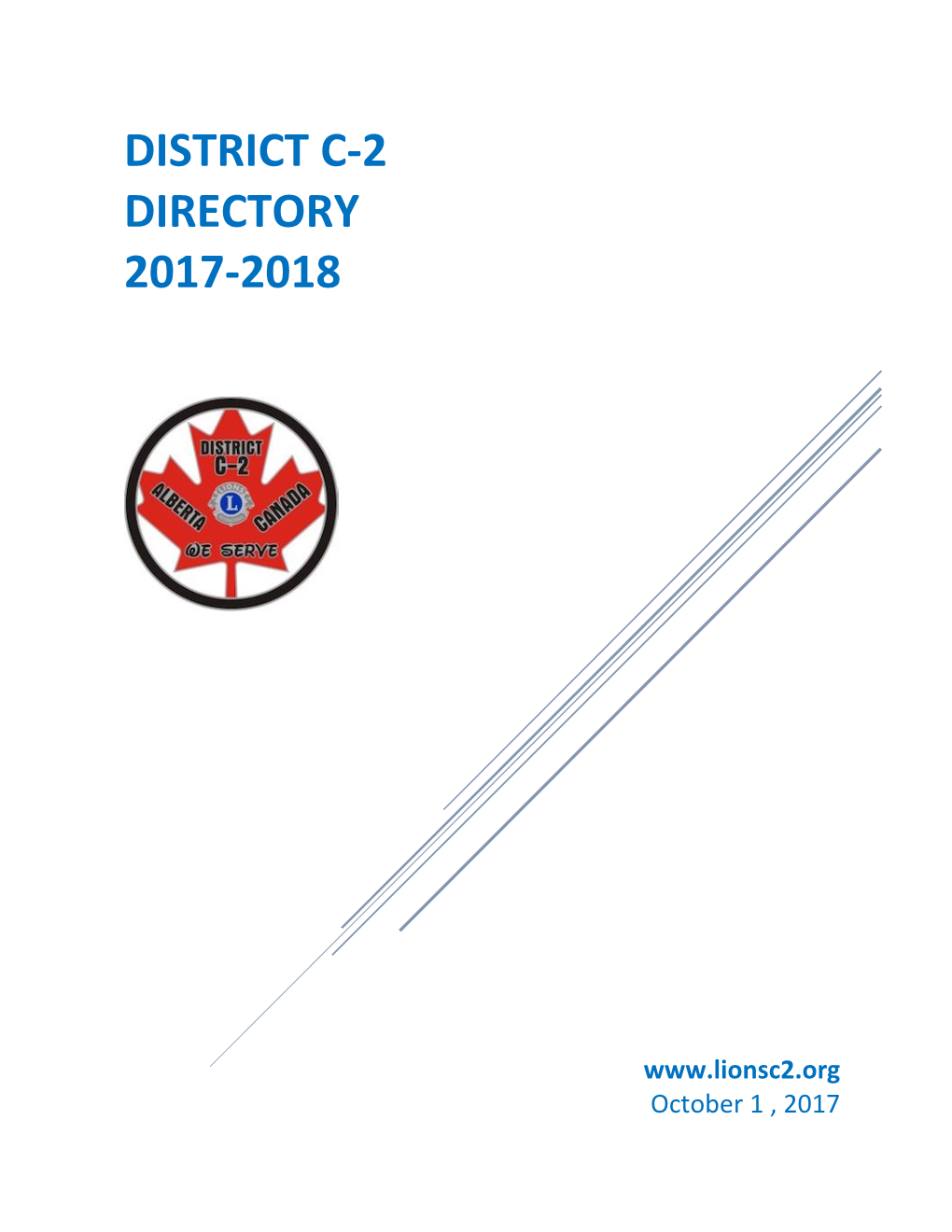 District C-2 Directory 2017-2018