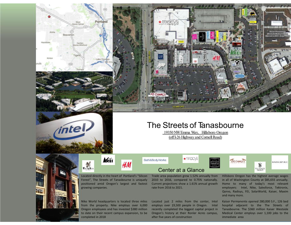 The Streets of Tanasbourne 19350 NW Emma Way, Hillsboro Oregon (Off I-26 Highway and Cornell Road)