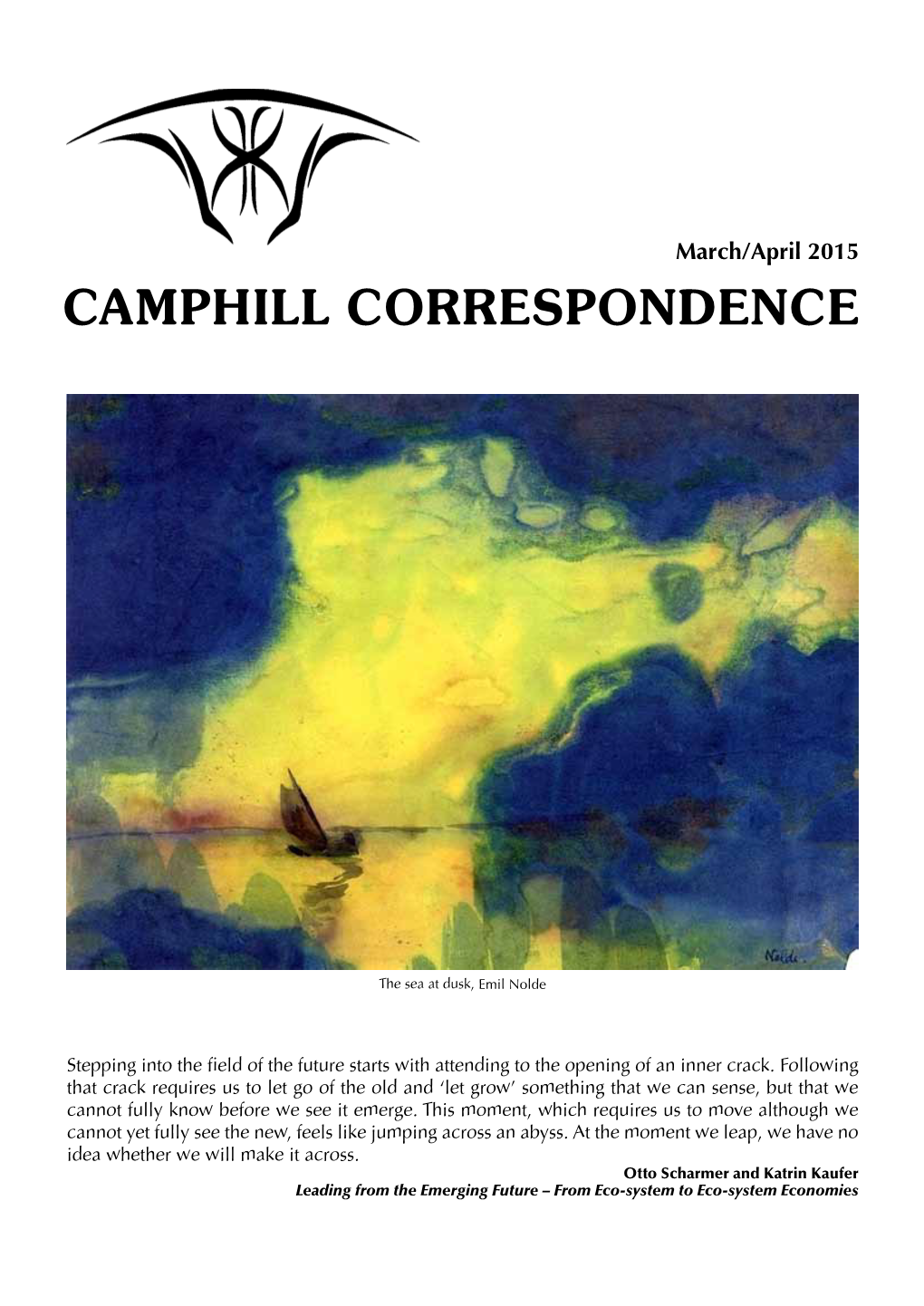 Camphill Correspondence March/April 2015