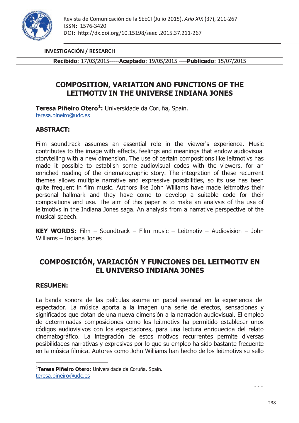 Composition, Variation and Functions of the Leitmotiv