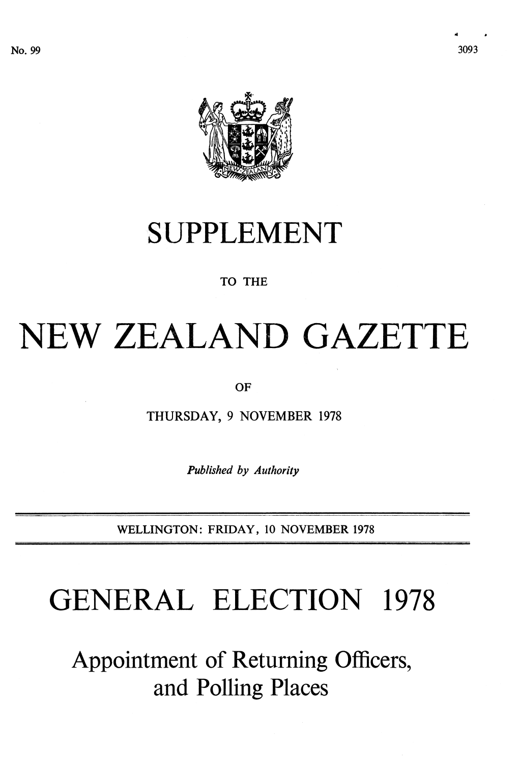 New Zealand Gazette