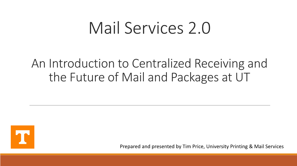 UT Mail Services