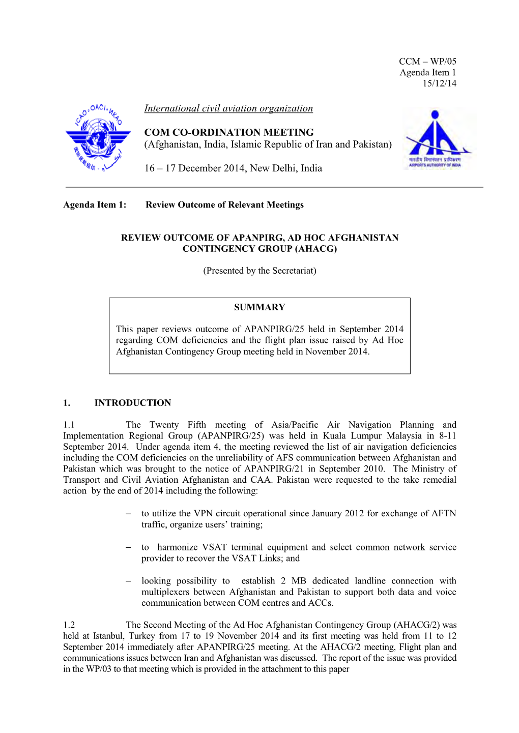 Flight Plan and COM Issue.Pdf