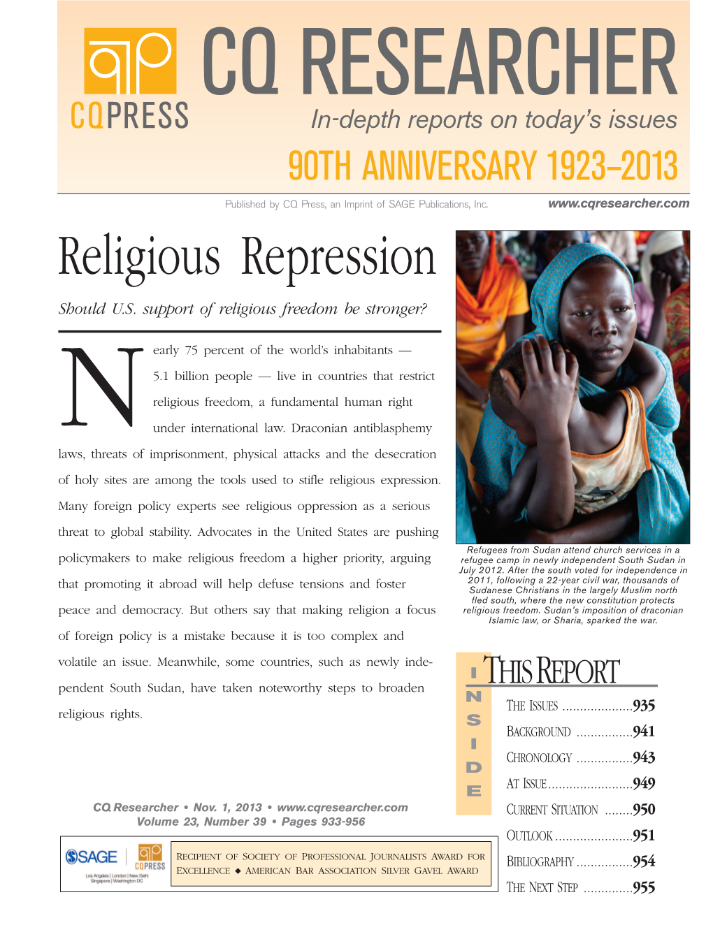CQR Religious Repression