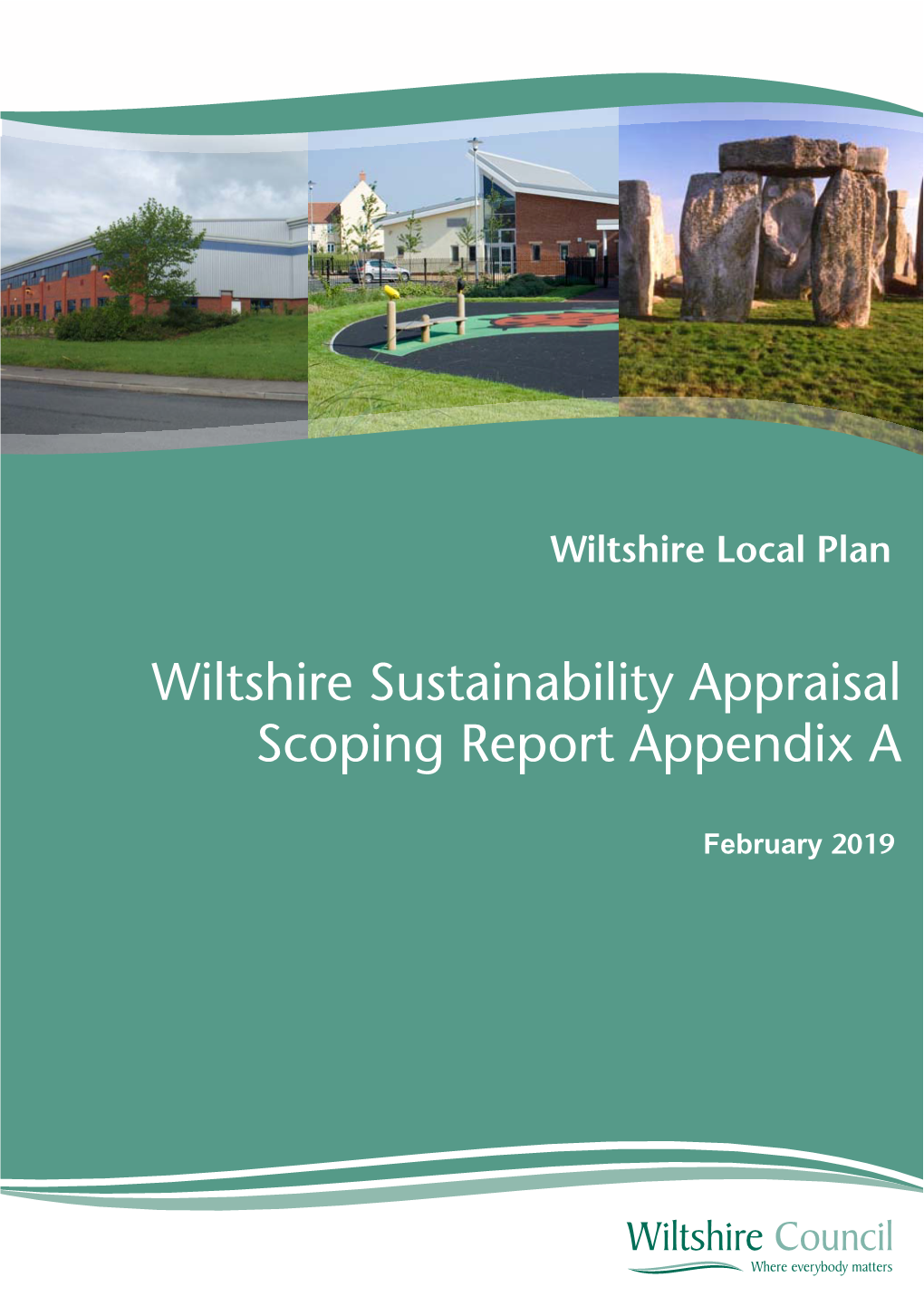 Wiltshire Sustainability Appraisal Scoping Report Appendix A