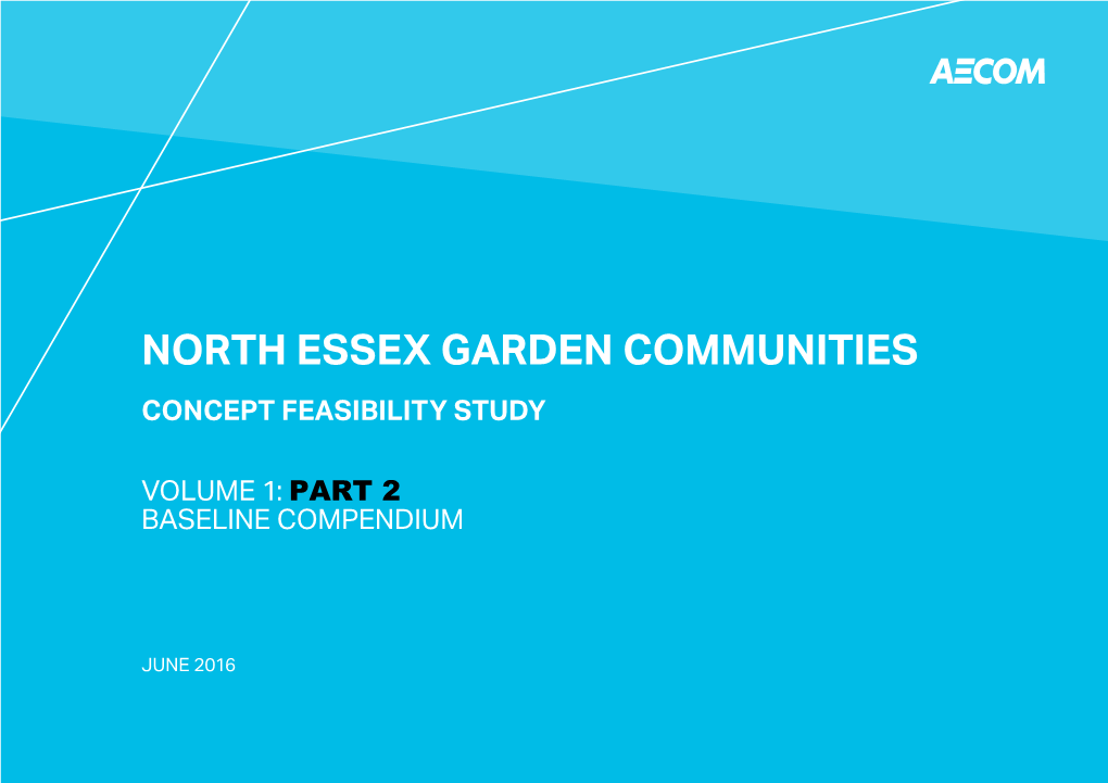 North Essex Garden Communities Concept Feasibility Study