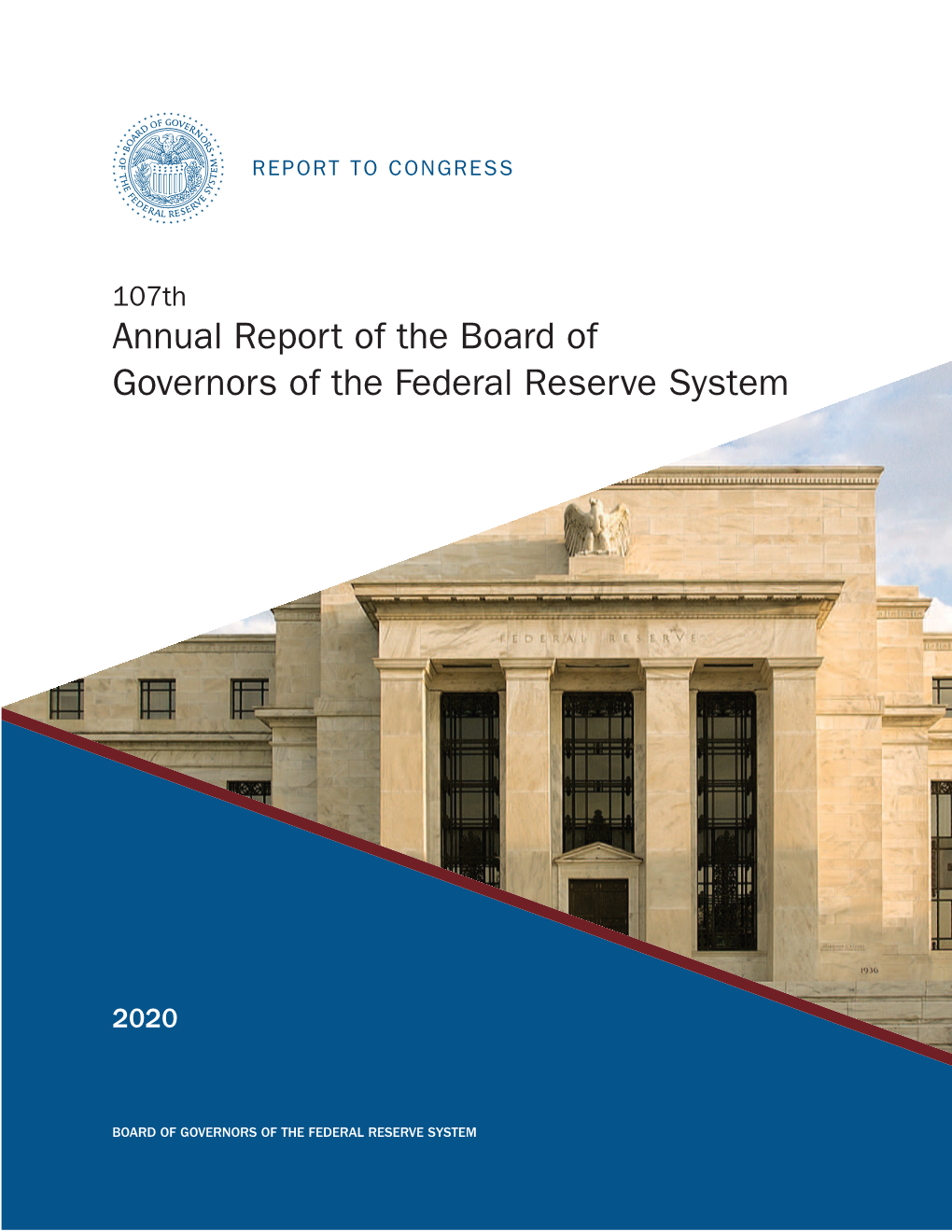 Annual Report of the Board of Governors of the Federal Reserve System