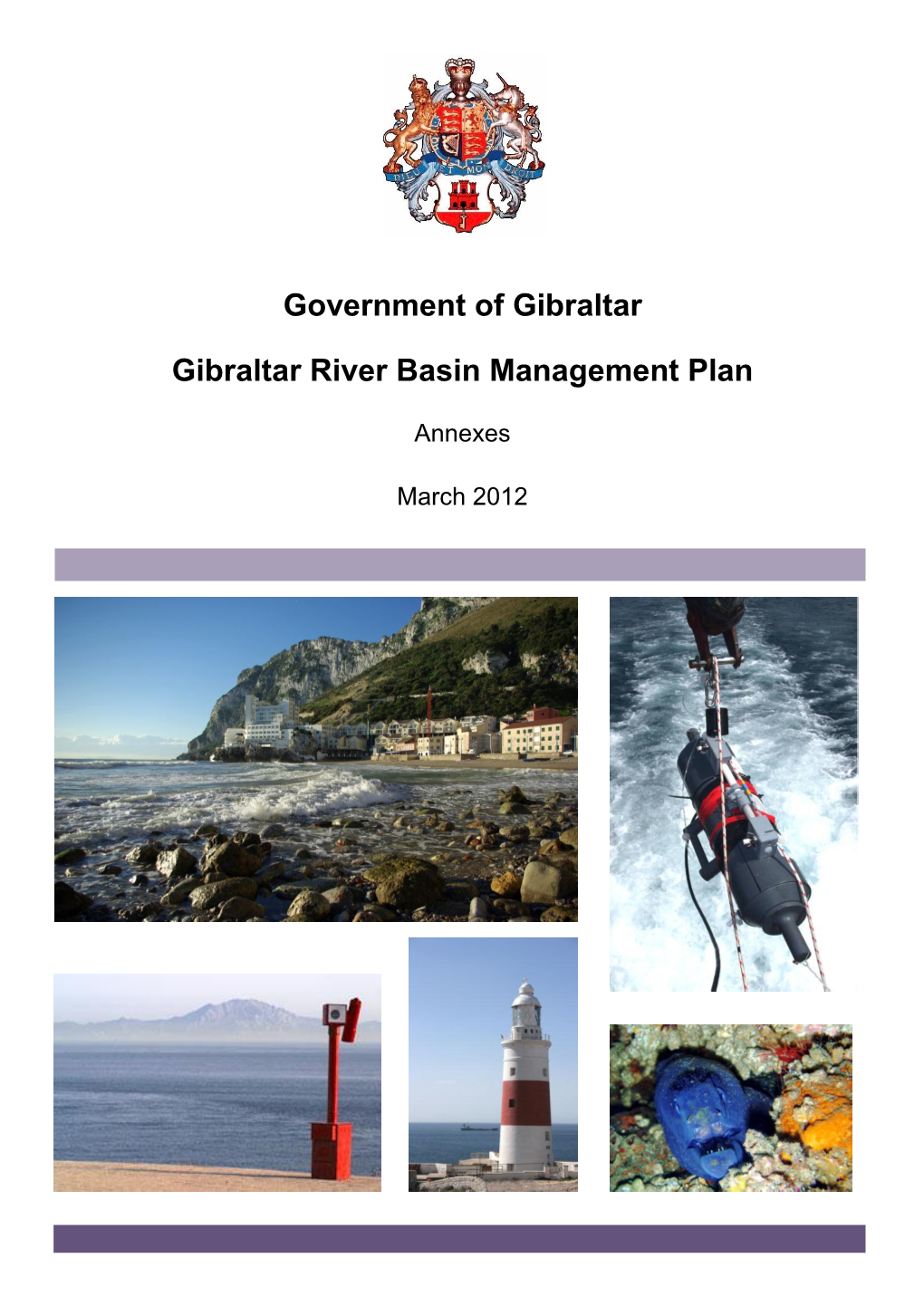 Government of Gibraltar Gibraltar River Basin Management Plan