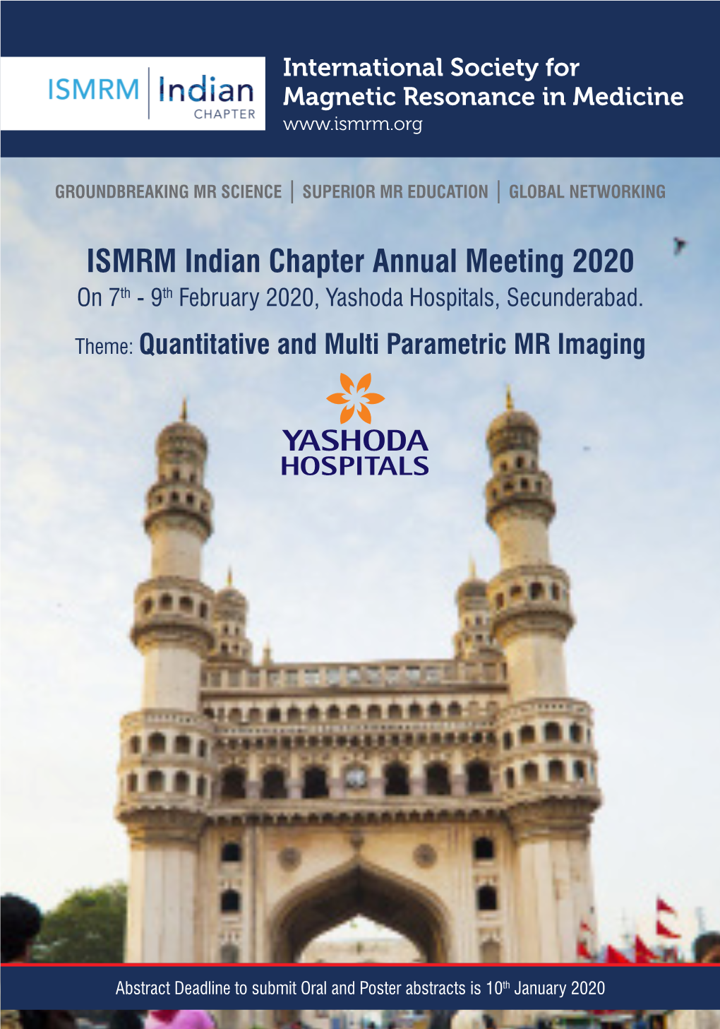 ISMRM Indian Chapter Annual Meeting 2020 on 7Th - 9Th February 2020, Yashoda Hospitals, Secunderabad
