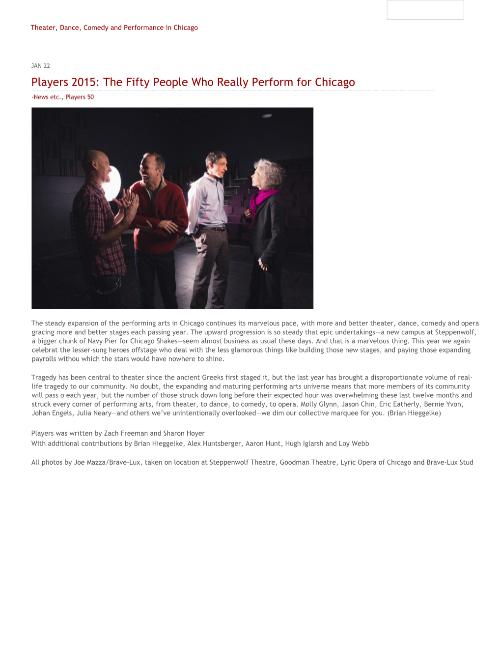 New City Stage Players 2015-The