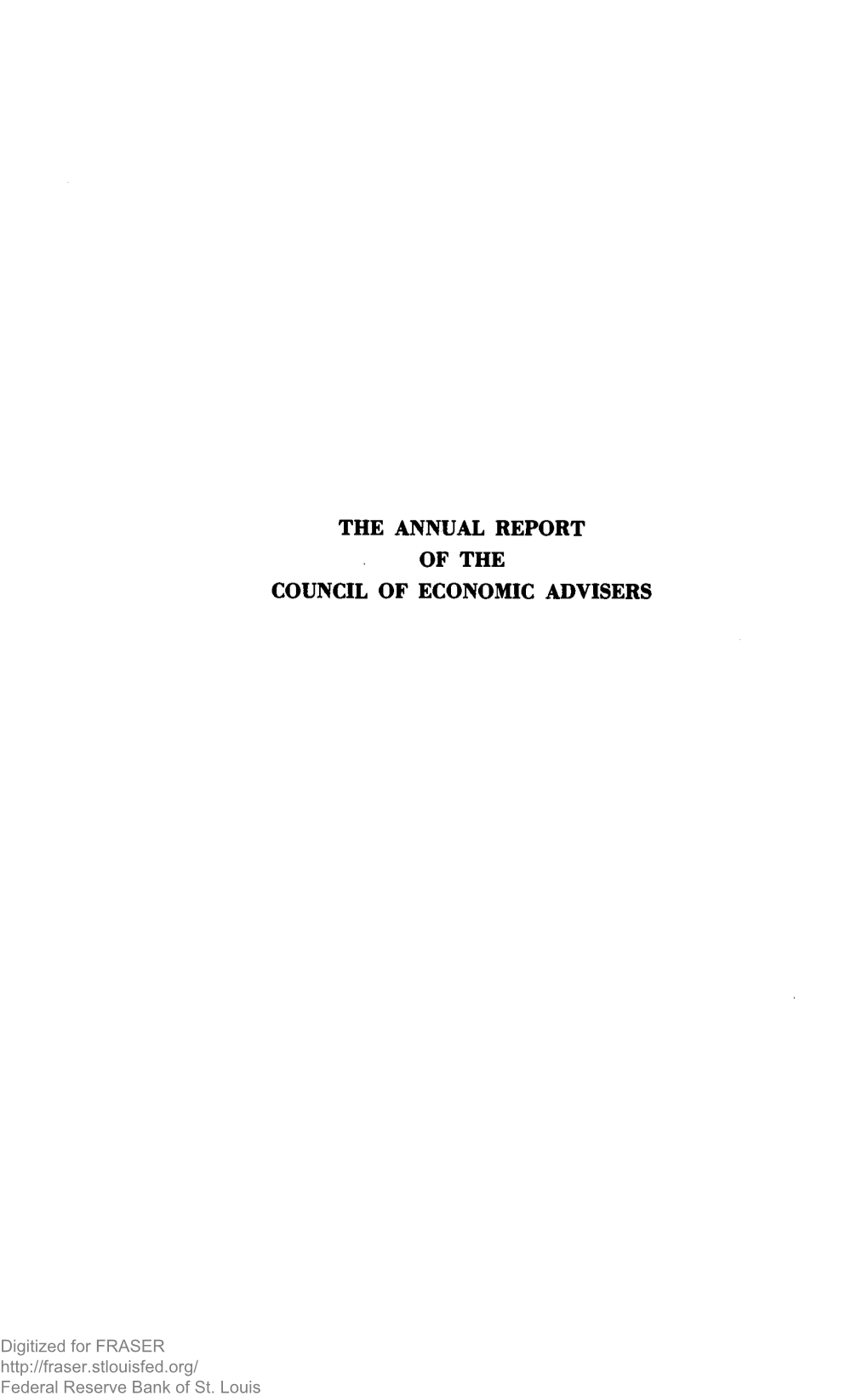 Annual Report of the Council of Economic Advisers 1989