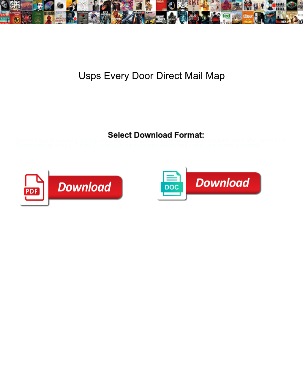 Usps Every Door Direct Mail Map