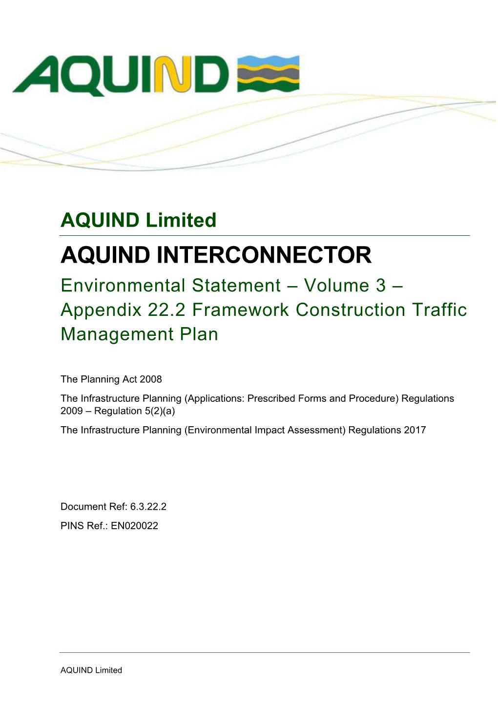 Framework Construction Traffic Management Plan Rev-004