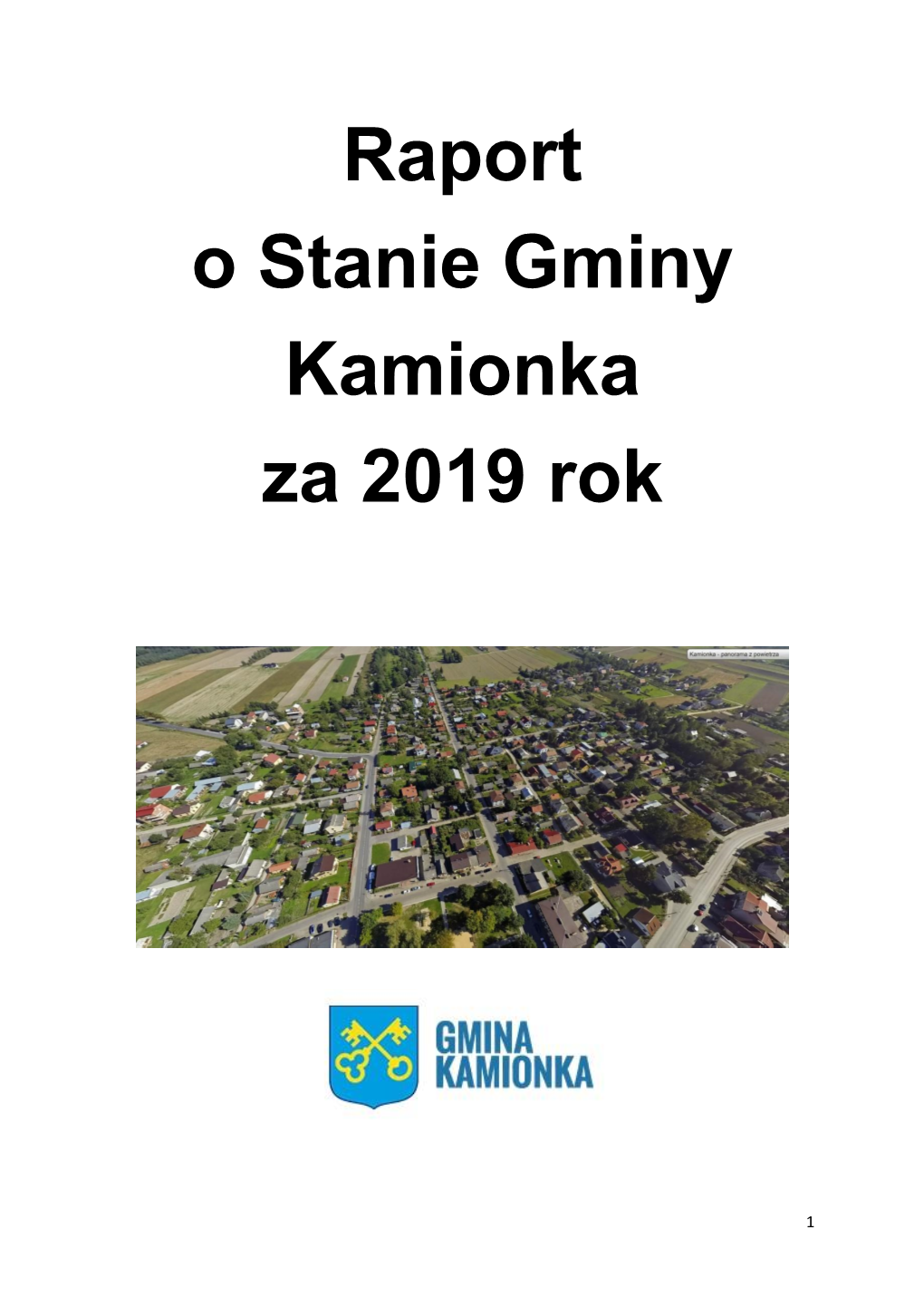 Raport O Stanie Gminy Kamionka Za 2019 Rok