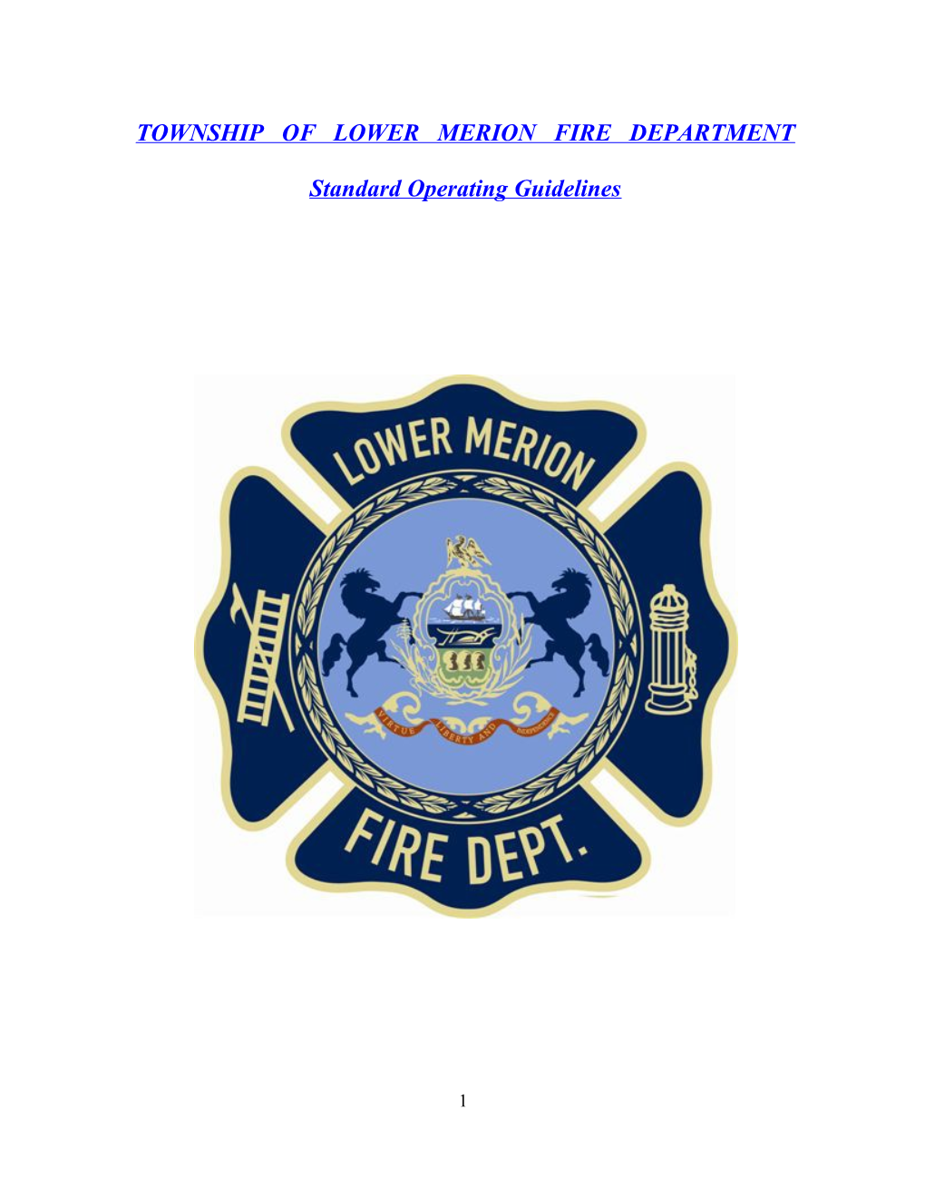 Township Of Lower Merion Fire Department