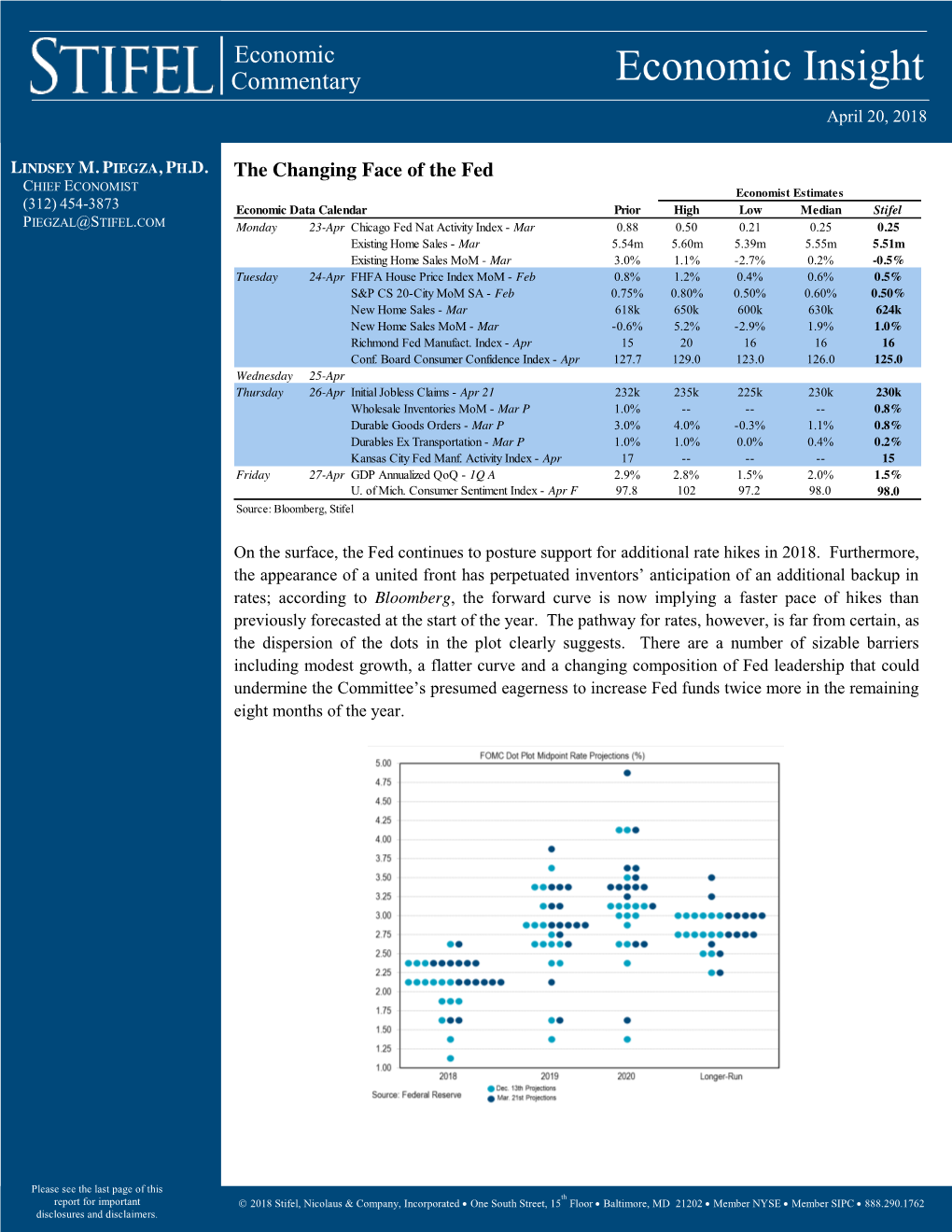 Economic Insight April 20, 2018