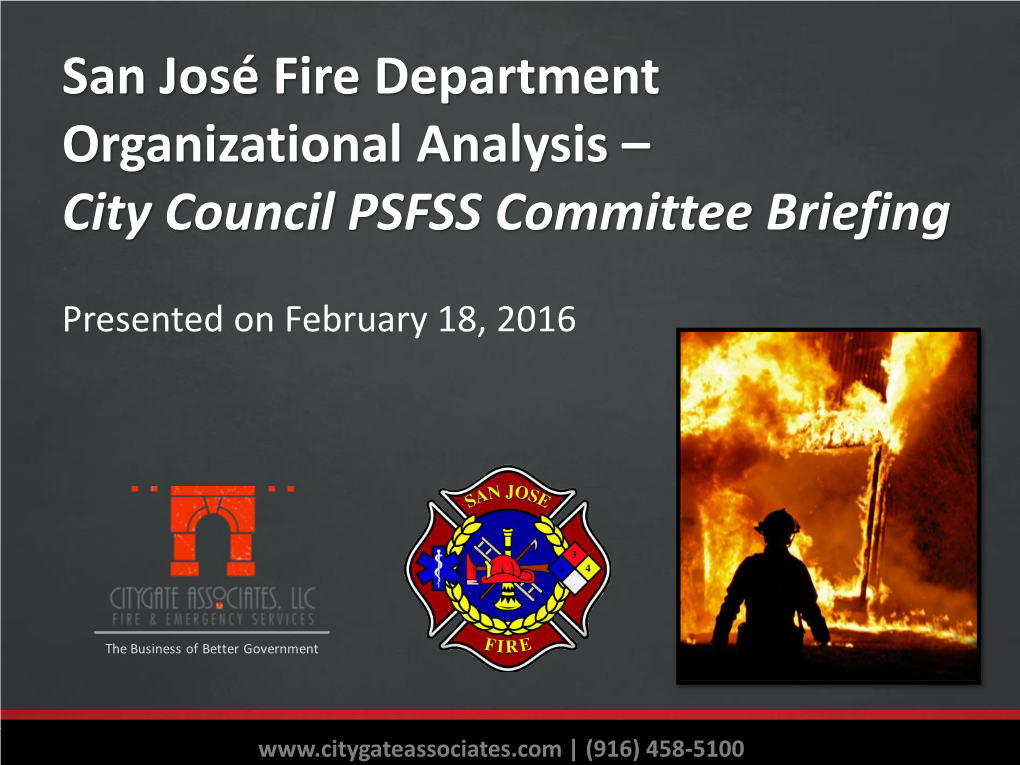 A Fire Services Assessment